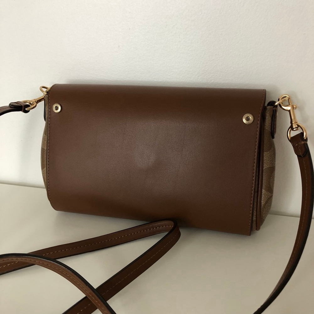 Coach Signature Coated Canvas Reversible Crossbody Bag - Picture 2 of 14